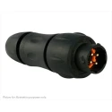 Souriau Sunbank by Eaton UTS Straight 4 Way Cable MIL Spec Circular Connector Female, Male Contacts, Shell Size 10 UTS1JC104P