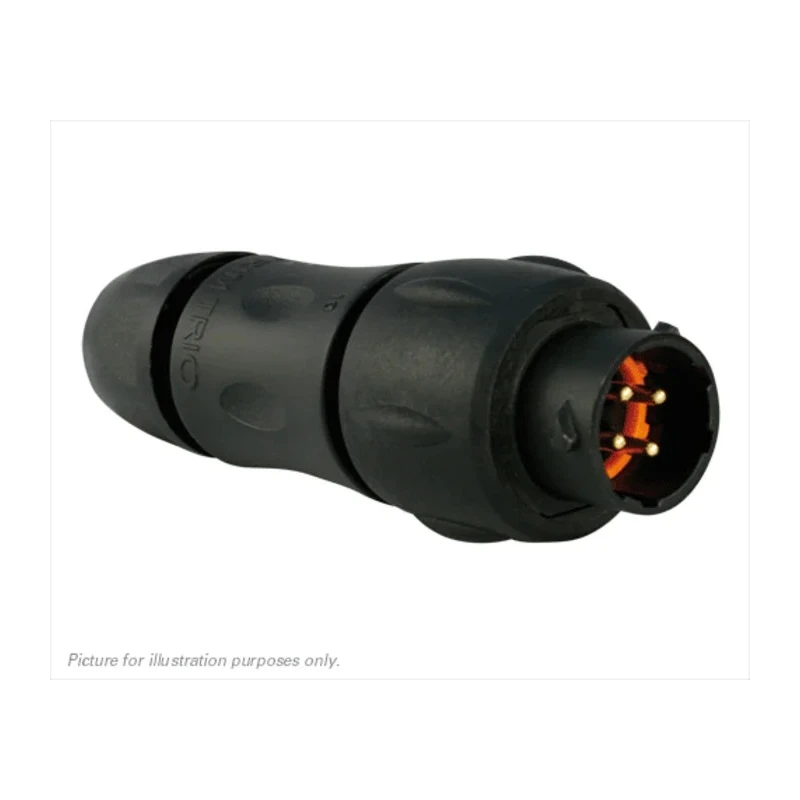 Souriau Sunbank by Eaton UTS Straight 4 Way Cable MIL Spec Circular Connector Female, Male Contacts, Shell Size 10 UTS1JC104P
