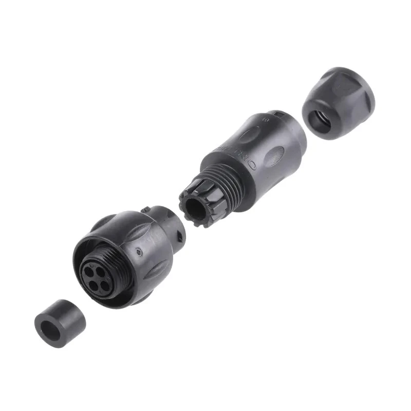 Souriau Sunbank by Eaton UTS Straight 4 Way Cable MIL Spec Circular Connector Female, Male Contacts, Shell Size 10 UTS1JC104P