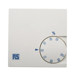 RS PRO 35 %RH to 100 %RH SPST Humidistat Wall Mount 24 V to 230V Switch 5A 540-558