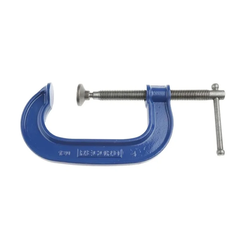 Irwin Heavy Duty G Clamp 100 mm Jaw Opening, 60 mm Jaw Depth, Forged Steel Construction T1204