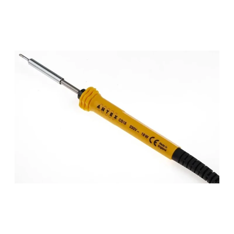 Antex Electronics Electric Soldering Iron 230V 18W Thermally Balanced Tip 370°C S481470