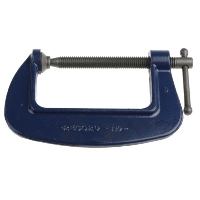 Irwin Medium Duty G Clamp Steel 75 mm Jaw Opening 50 mm Jaw Depth Blue Finish T1193