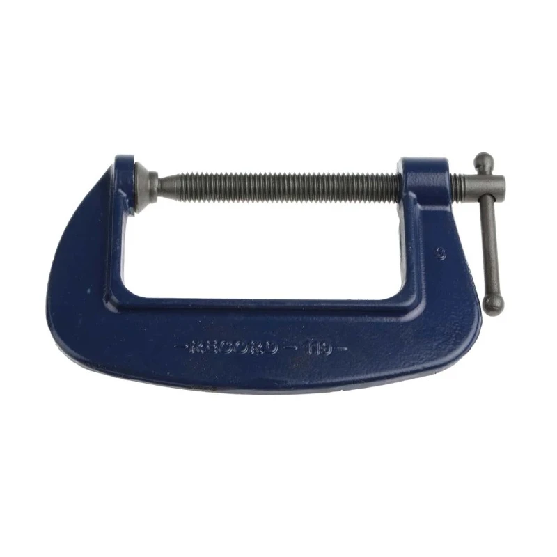 Irwin Medium Duty G Clamp Steel 75 mm Jaw Opening 50 mm Jaw Depth Blue Finish T1193