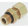 Parker Hydraulic Fitting Male G, 90°, Steel Zinc Plated, 10 mm Hose ID GE10SR1/4EDCF