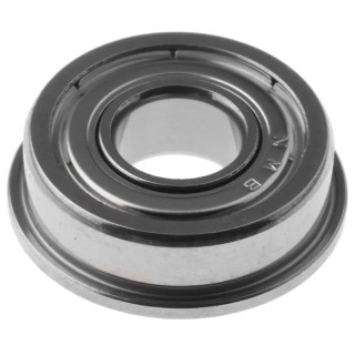 NMB Double Row Deep Groove Ball Bearing Flanged Shielded 6.35 mm ID, 15.87 mm OD, 4.97 mm Width DDRF-4HHRA5P24LY121