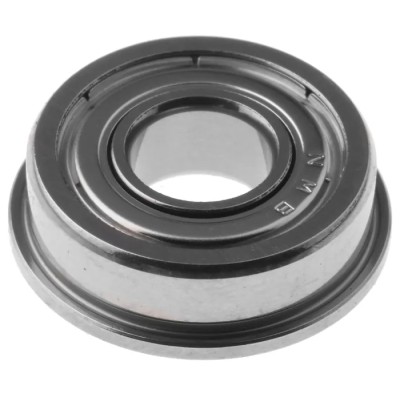 NMB Double Row Deep Groove Ball Bearing Flanged Shielded 6.35 mm ID, 15.87 mm OD, 4.97 mm Width DDRF-4HHRA5P24LY121