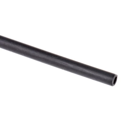 RS PRO Halogen Free Heat Shrink Tubing Black 1.6 mm Sleeve Diameter x 1.2 m Length 2:1 Ratio 211-6191