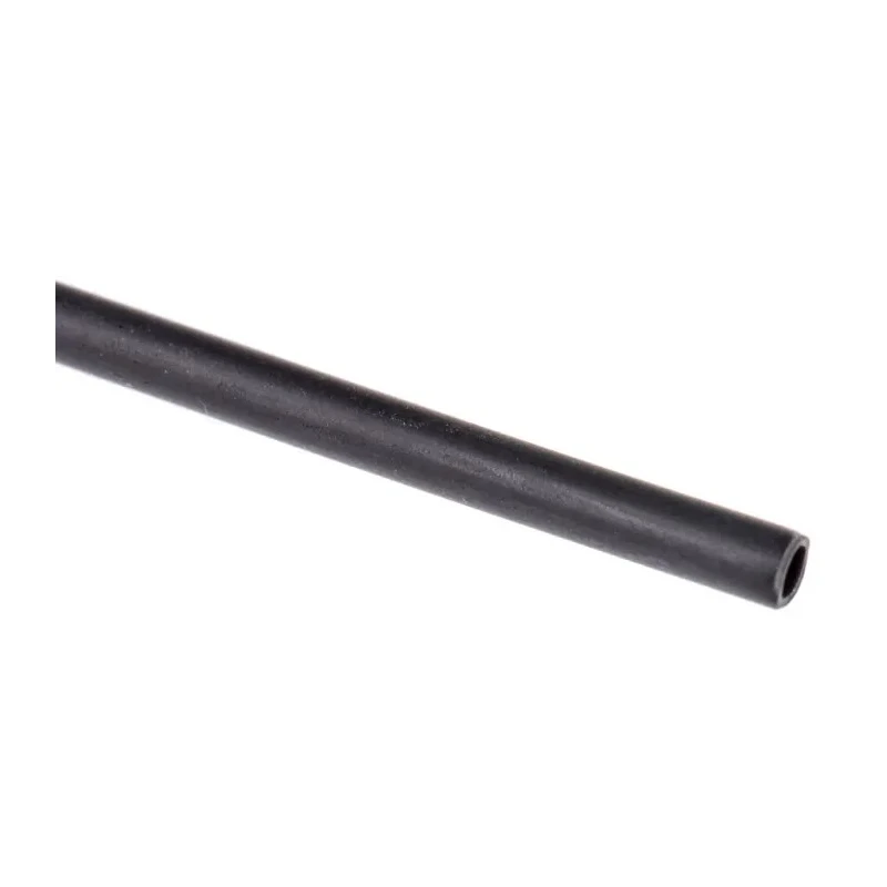RS PRO Halogen Free Heat Shrink Tubing Black 1.6 mm Sleeve Diameter x 1.2 m Length 2:1 Ratio 211-6191