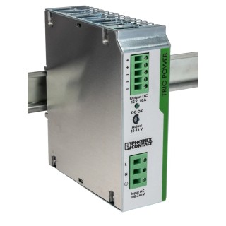 Phoenix Contact TRIO POWER Switch Mode DIN Rail Power Supply 264V AC Input 18V DC, 10A Output, 120W 2866488