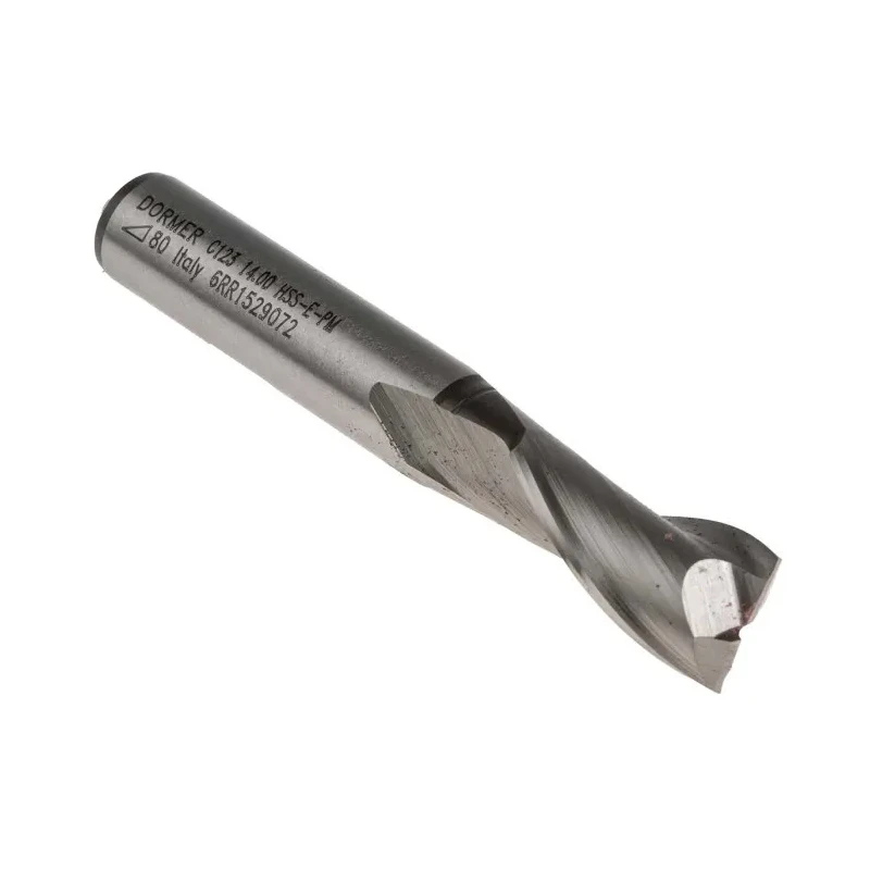 Dormer Plain Slot Drill, 14 mm Cutter Diameter, 26 mm Cut Length, HSS-E-PM Material, 83 mm Overall Length, 12 mm C12314.0