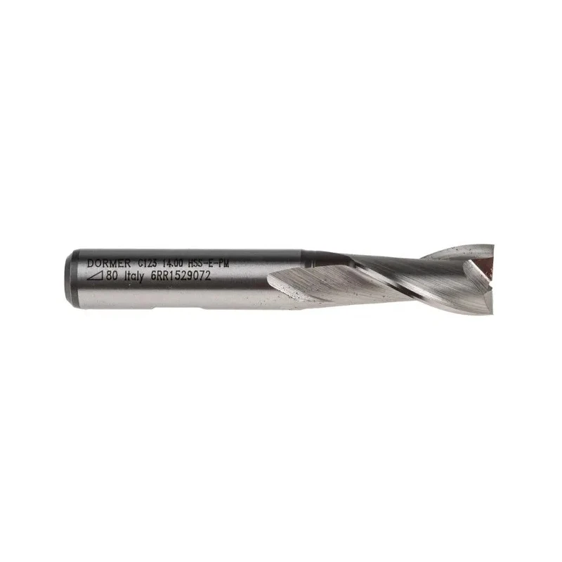 Dormer Plain Slot Drill, 14 mm Cutter Diameter, 26 mm Cut Length, HSS-E-PM Material, 83 mm Overall Length, 12 mm C12314.0