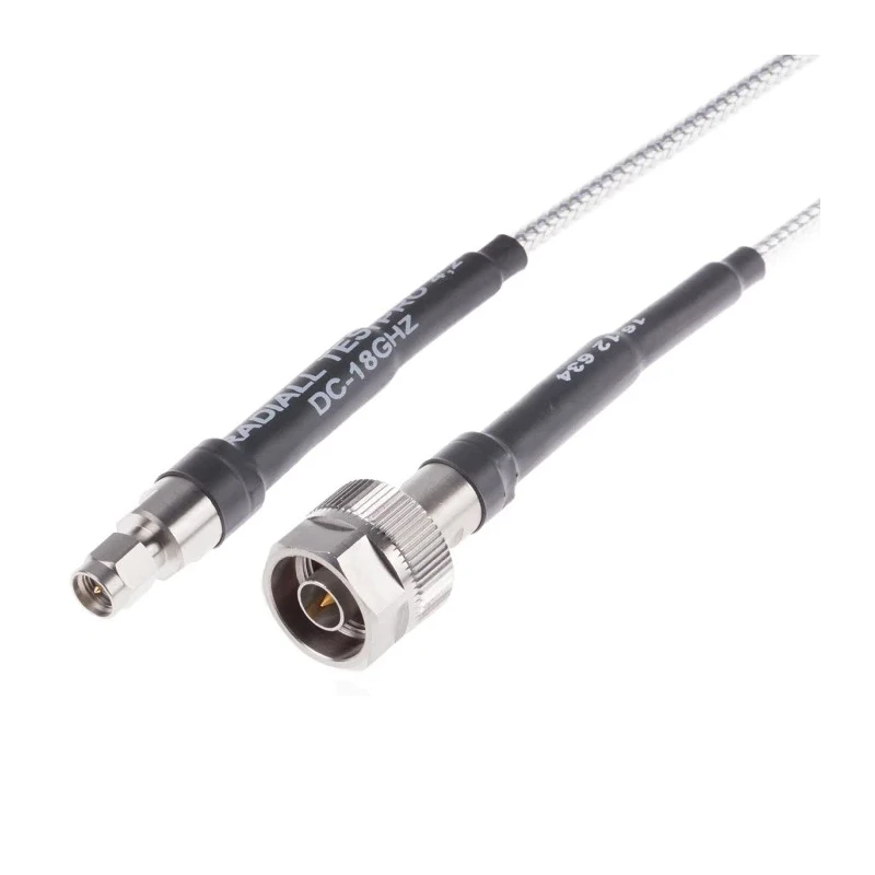 Radiall Test Pro Series Coaxial Cable Male SMA to Male N Type, 910 mm 50 Ω R288940004