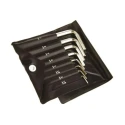 RS PRO 8 Piece L Metric Hex Key Set, Short Arm, Chrome Finish, Nickel Chrome Material, Hex Size 1.5 mm, Model 545-042