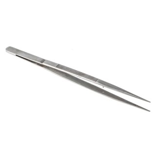 RS PRO 150mm Stainless Steel Serrated Tweezer 545-171
