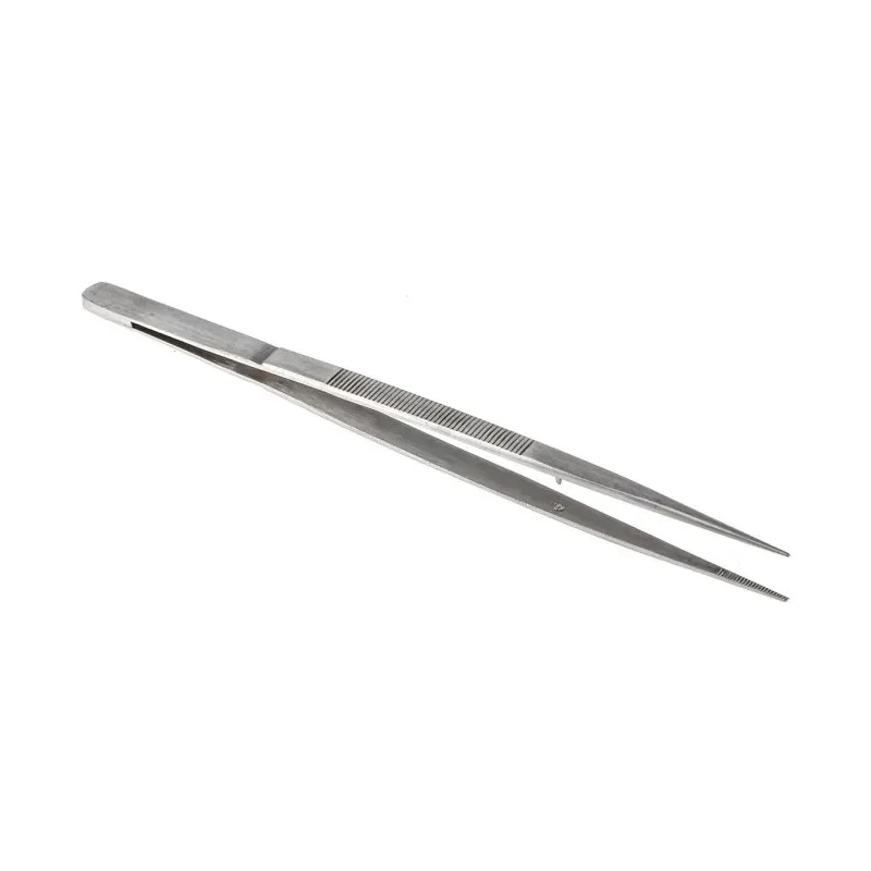RS PRO 150mm Stainless Steel Serrated Tweezer 545-171
