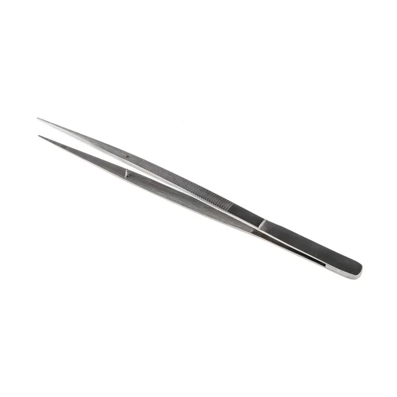 RS PRO 150mm Stainless Steel Serrated Tweezer 545-171