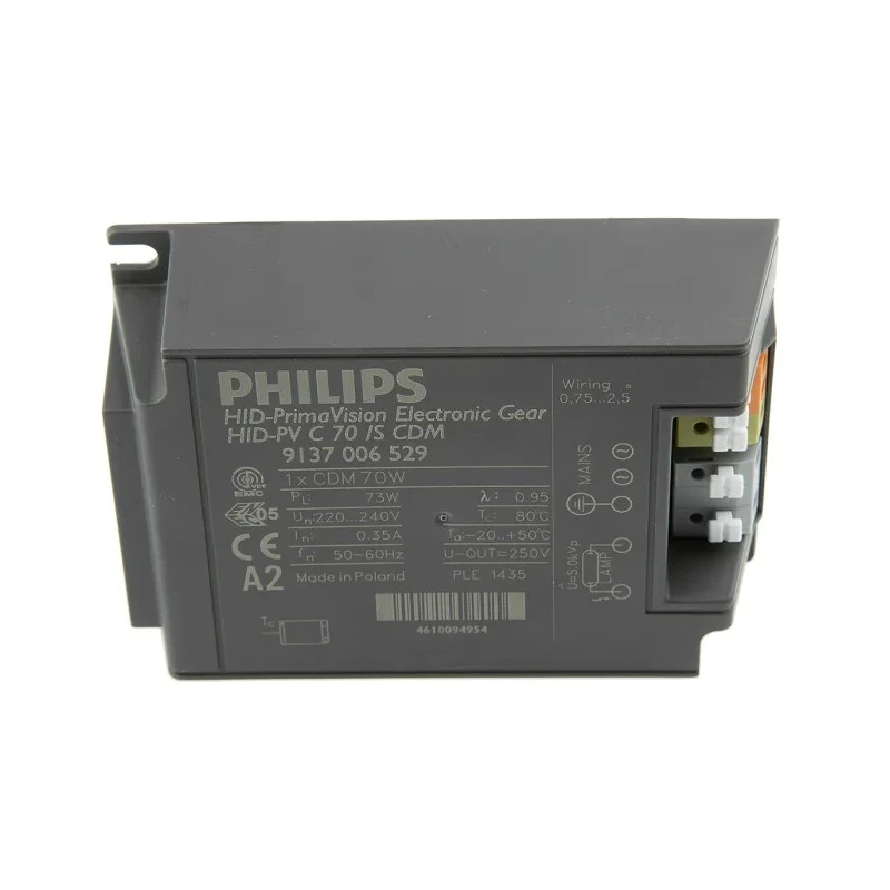 Philips Lighting Lighting Ballast Electronic Ceramic Metal Halide 220V 240V 70W PVC070SCDM