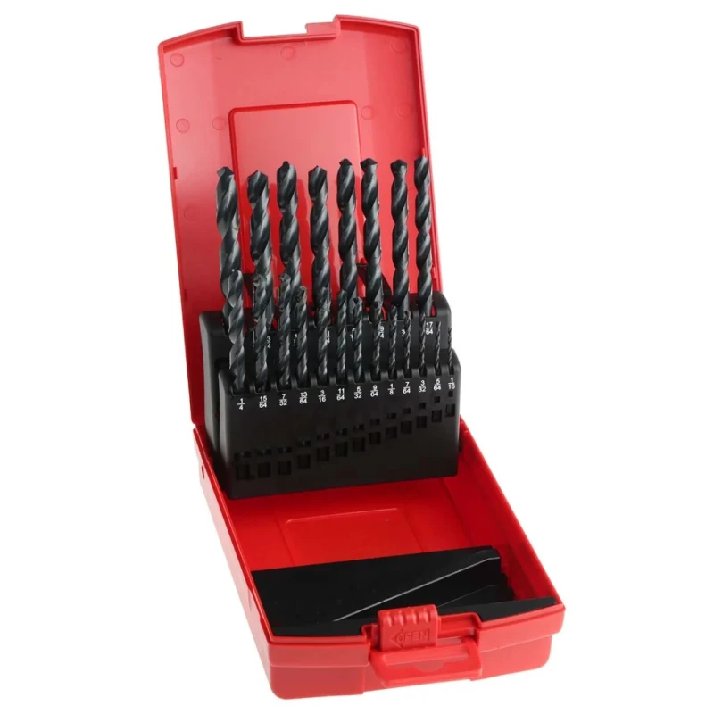 Dormer 21-Piece Multi-Material High Speed Steel Twist Drill Bit Set 1.59-9.53 mm A1903