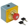 Schneider Electric Yellow Zinc Alloy Harmony Push Button Control Station 1 Hole 22 mm Diameter XAPJ1201SPEC0971