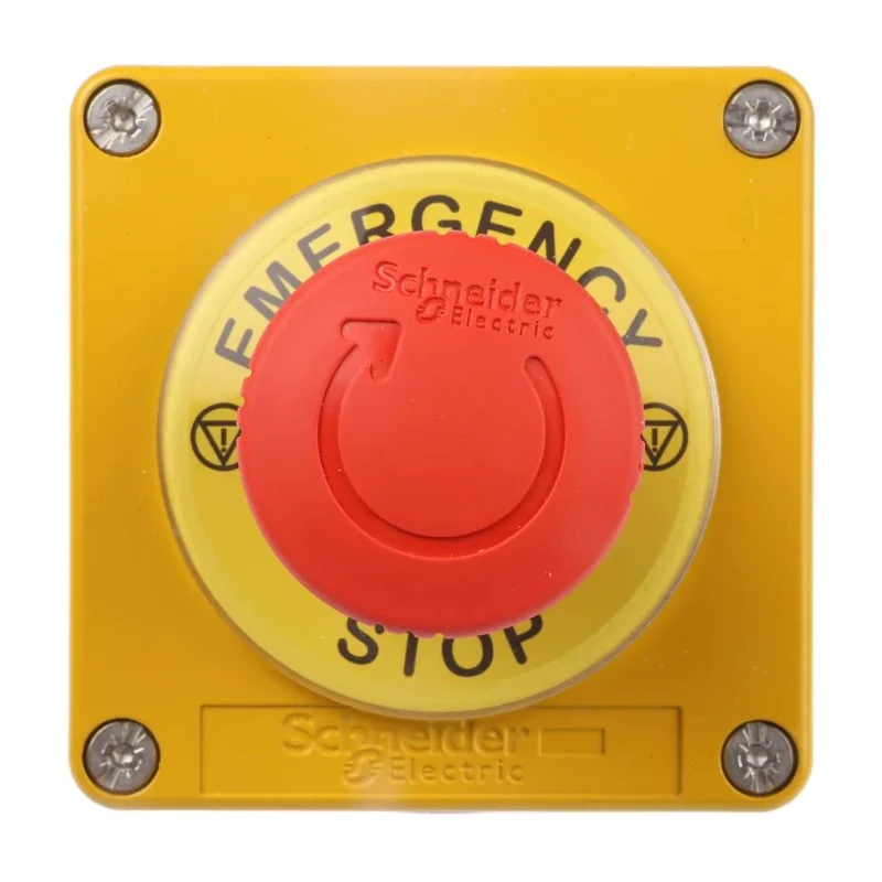 Schneider Electric Yellow Zinc Alloy Harmony Turn Button Control Station 22 mm Diameter 1 Hole XAPJ1201SPEC0972