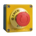 Schneider Electric Yellow Zinc Alloy Harmony Turn Button Control Station 22 mm Diameter 1 Hole XAPJ1201SPEC0972