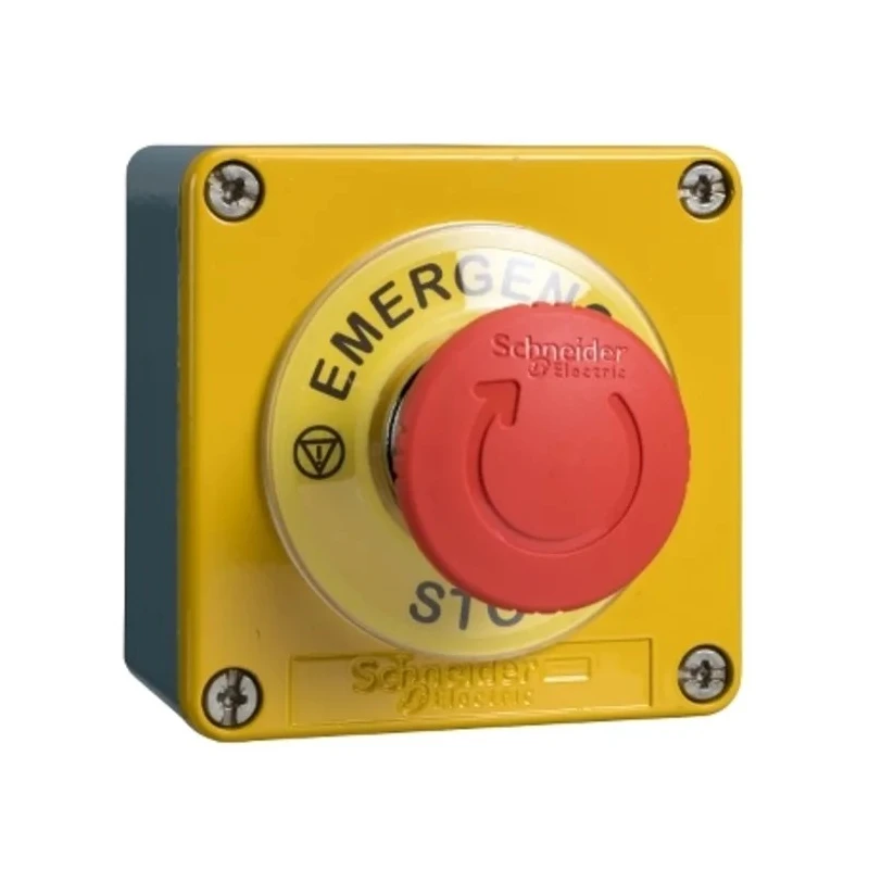 Schneider Electric Yellow Zinc Alloy Harmony Turn Button Control Station 22 mm Diameter 1 Hole XAPJ1201SPEC0972