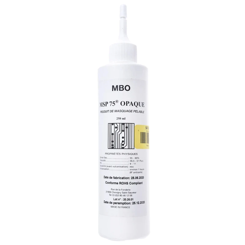 MBO Peelable Solder Mask 250 cm³ Bottle PM21 - FLACON DE 250CC