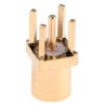 Radiall MMCX Series Coaxial Connector Through Hole Female MCX 50 Ω Straight Body Solder R110 426 000