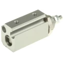 SMC 5 mm Pneumatic Piston Rod Cylinder, CJP2 Series, Double Acting, Panel Mount, Aluminium Body, Rubber Cushioning CDJP2B6-5D