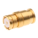 Radiall RP-SMP Series Coaxial Connector Cable Male SMP, 50 Ω, Straight Body Solder R222052000W