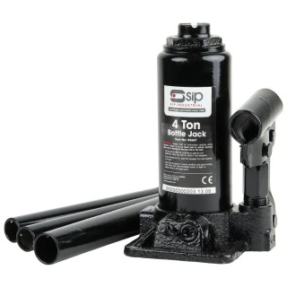 SIP Bottle Jack 4 Ton Load Capacity, Minimum Lifting Height 354 mm Model 03667