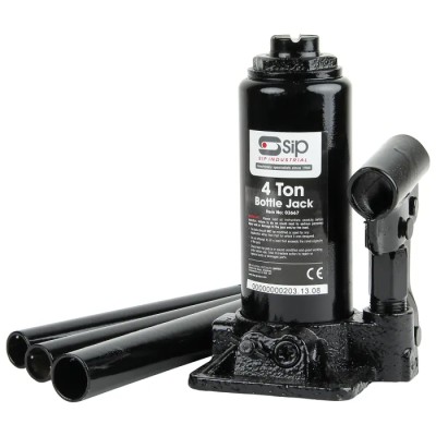 SIP Bottle Jack 4 Ton Load Capacity, Minimum Lifting Height 354 mm Model 03667