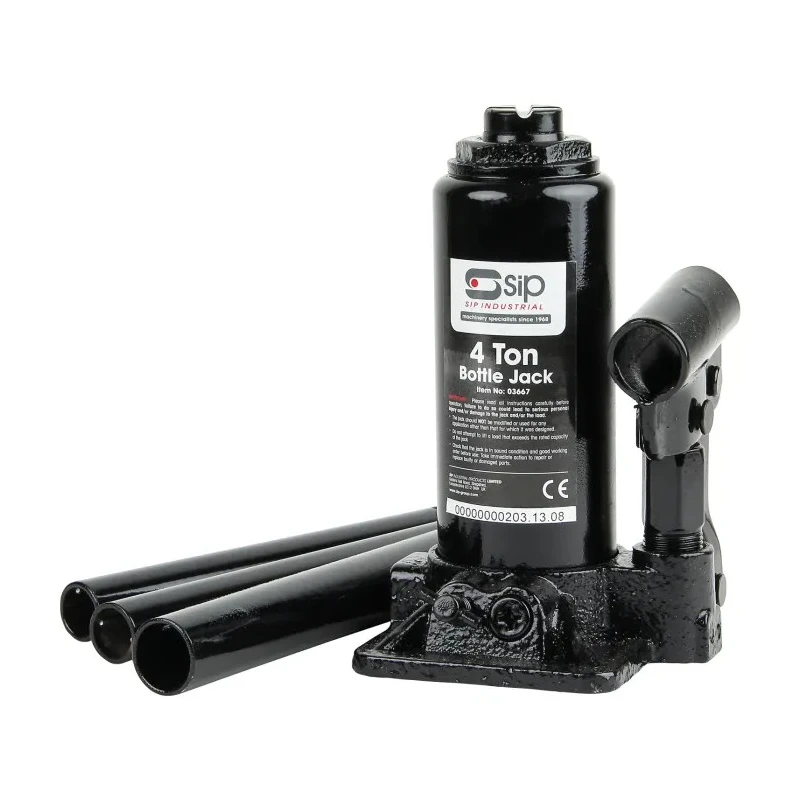 SIP Bottle Jack 4 Ton Load Capacity, Minimum Lifting Height 354 mm Model 03667