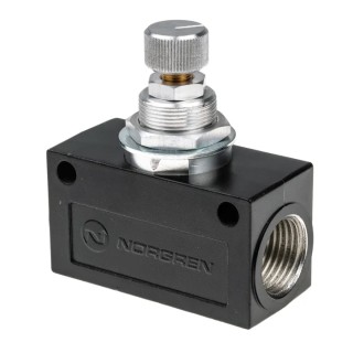 Norgren T1000 Series Flow Regulator Uni-Directional Threaded Flow Regulator, Operating Pressure 1-10 bar, Port T1000C4800