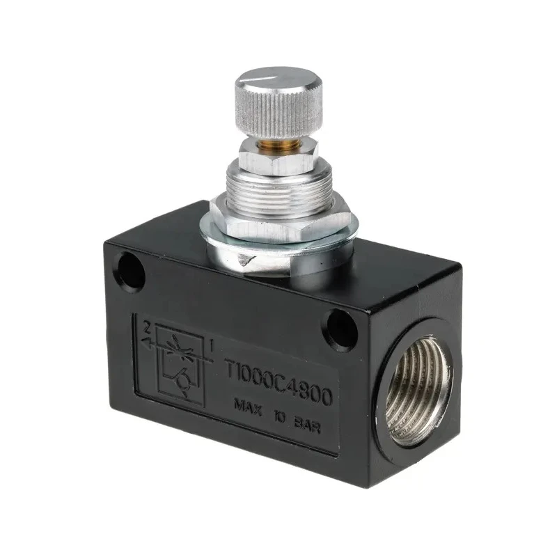 Norgren T1000 Series Flow Regulator Uni-Directional Threaded Flow Regulator, Operating Pressure 1-10 bar, Port T1000C4800