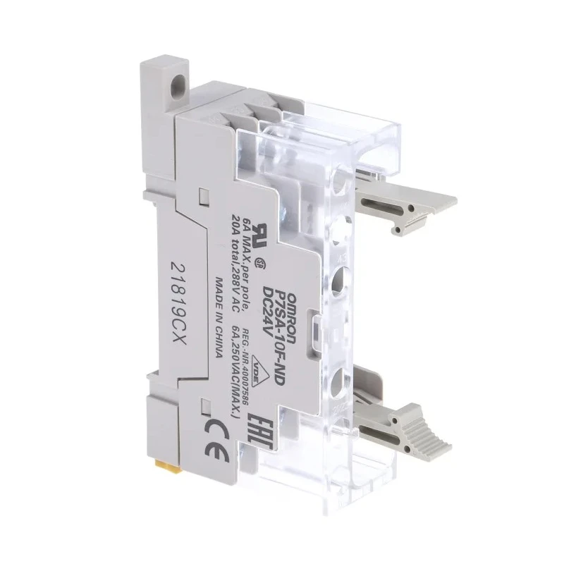 Omron Relay Socket 10 Way 24V DC Screw Terminal DIN Rail Mount P7SA-10F-ND DC24