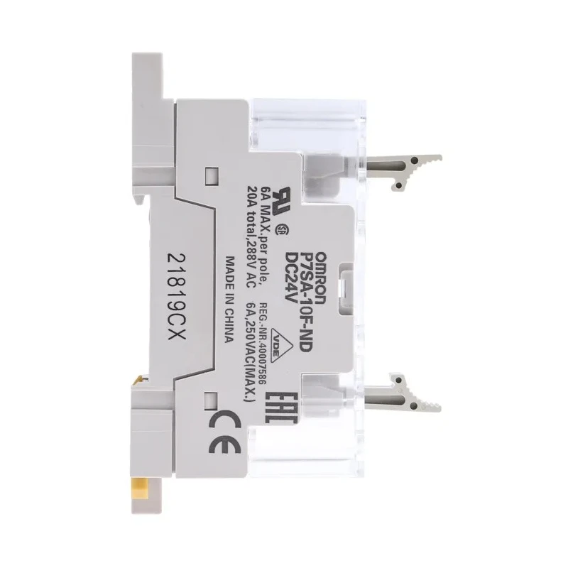 Omron Relay Socket 10 Way 24V DC Screw Terminal DIN Rail Mount P7SA-10F-ND DC24