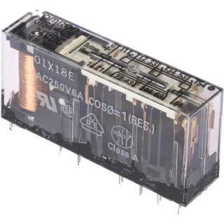 Omron PCB Mount Force Guided Relay 6-Pole 24V DC Coil Voltage G7SA-4A2B 24VDC