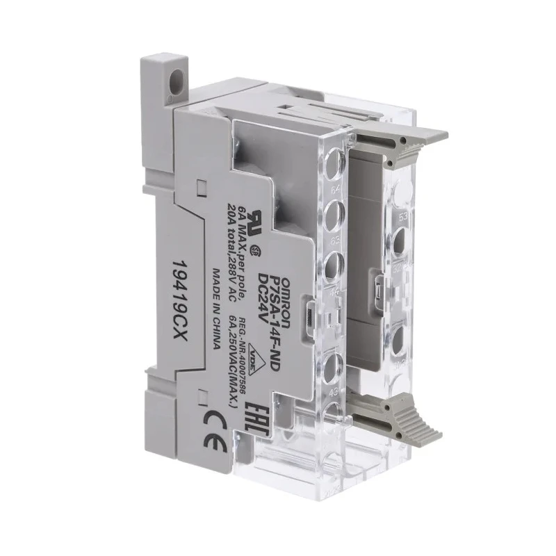 Omron Relay Socket 14 Way 24V DC Screw Terminal DIN Rail Mount P7SA-14F-ND 24VDC