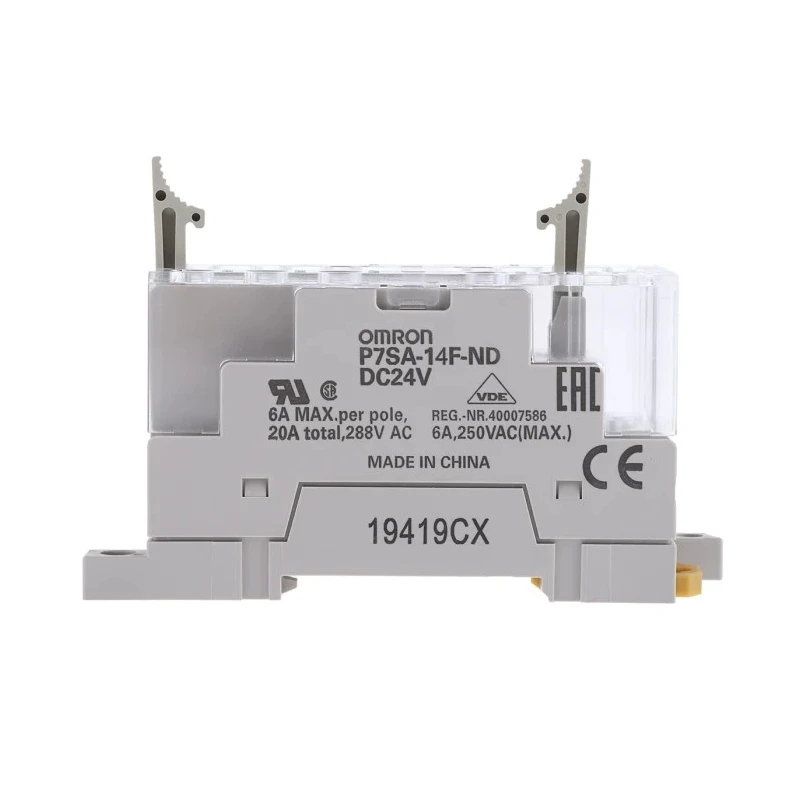 Omron Relay Socket 14 Way 24V DC Screw Terminal DIN Rail Mount P7SA-14F-ND 24VDC