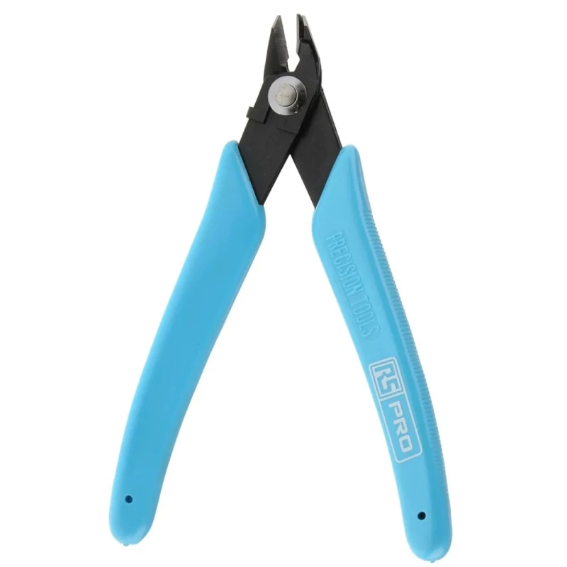 RS PRO Angle Cable Cutter with 10mm Jaw Width, 130mm Overall Length, Carbon Steel Jaw, PVC Handle 548-164
