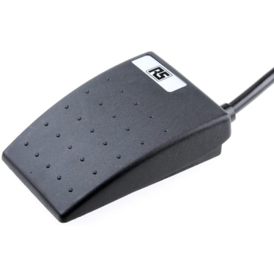Herga General Purpose Momentary Foot Switch Thermoplastic Housing SPDT 250V AC 130mA Contact Current 6220-AZBB-ZBZZ