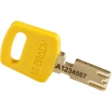 Brady Yellow Safety Padlock Steel and Nylon Body with 6.35 mm Shackle Diameter Model 150296