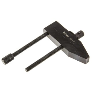 RS PRO 75 mm x 44 mm Toolmakers Clamp Steel Chemically Blackened Finish 549-274