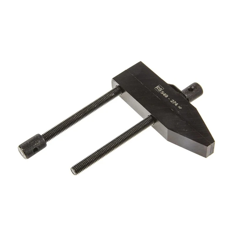 RS PRO 75 mm x 44 mm Toolmakers Clamp Steel Chemically Blackened Finish 549-274