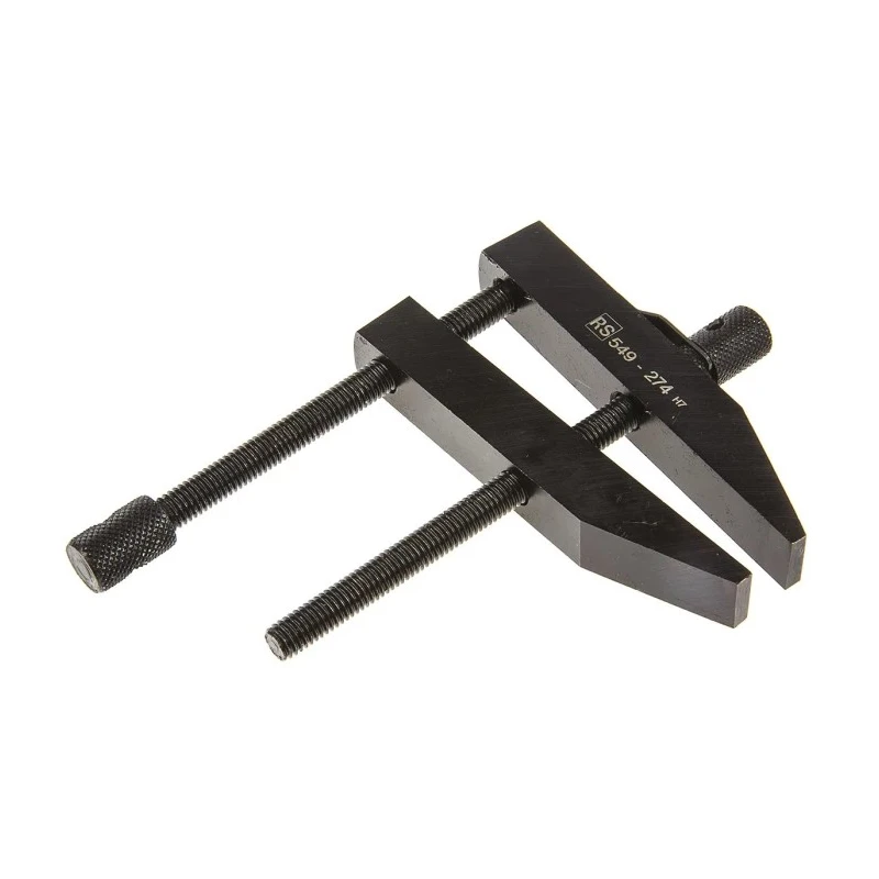 RS PRO 75 mm x 44 mm Toolmakers Clamp Steel Chemically Blackened Finish 549-274