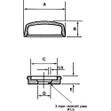 RS PRO 50 piece Polypropylene Dome Cap & Cup Washer Kit 549-117