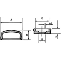 RS PRO 50 piece Polypropylene Dome Cap & Cup Washer Kit 549-117