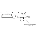 RS PRO 50 piece Polypropylene Dome Cap & Cup Washer Kit 549-117